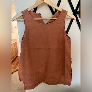 NotPerfectLinen tank top